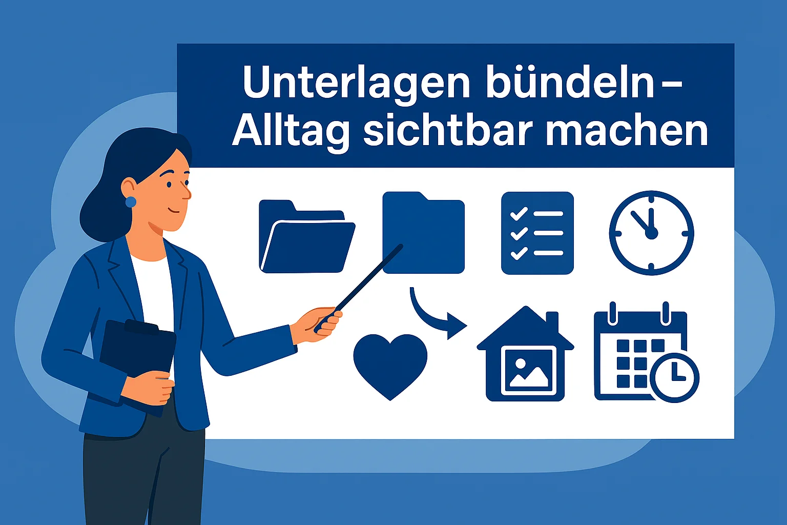 Unterlagen vorbereiten