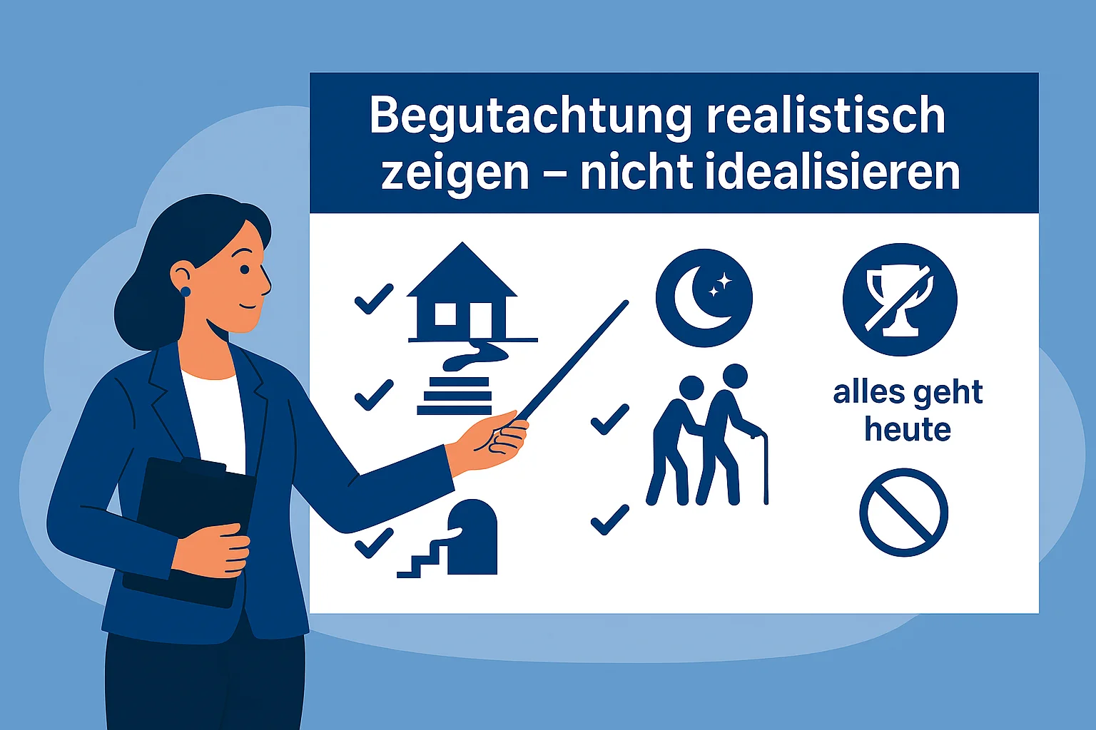 Begutachtung vorbereiten 